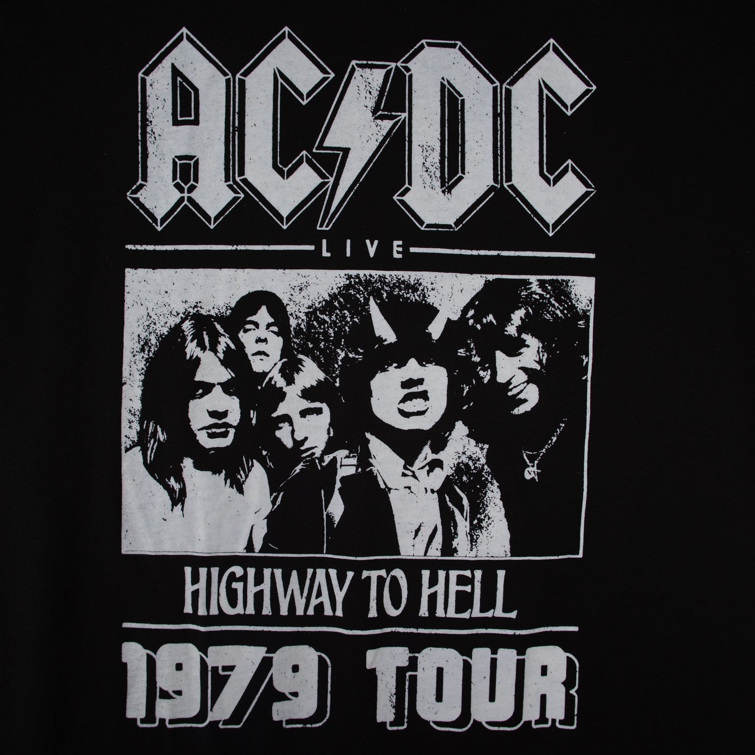 Polera Hombre Acdc Dark Negro