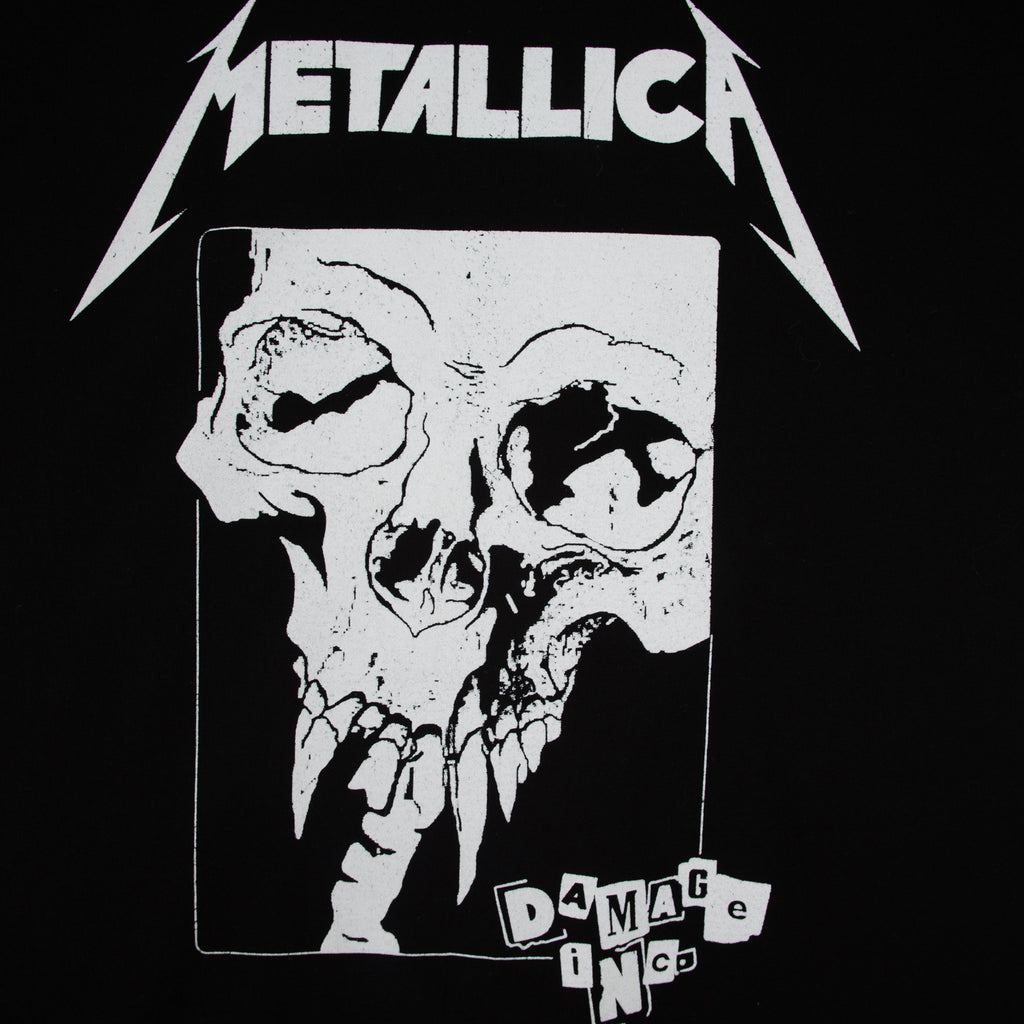 Polera Hombre Metallica Calavera Negro