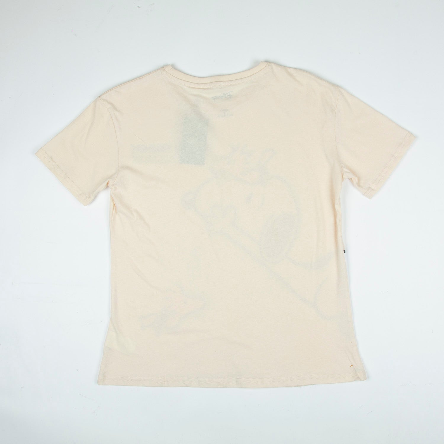 Polera Manga Corta Mujer Nice Friends Beige Snoopy
