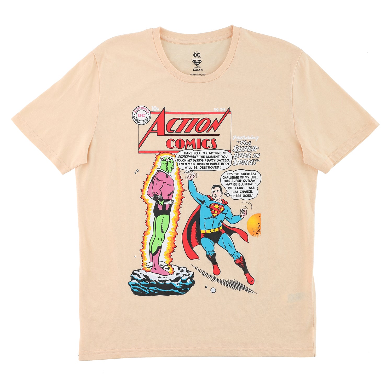 Polera Hombre Action Comics Damasco Dc Comics