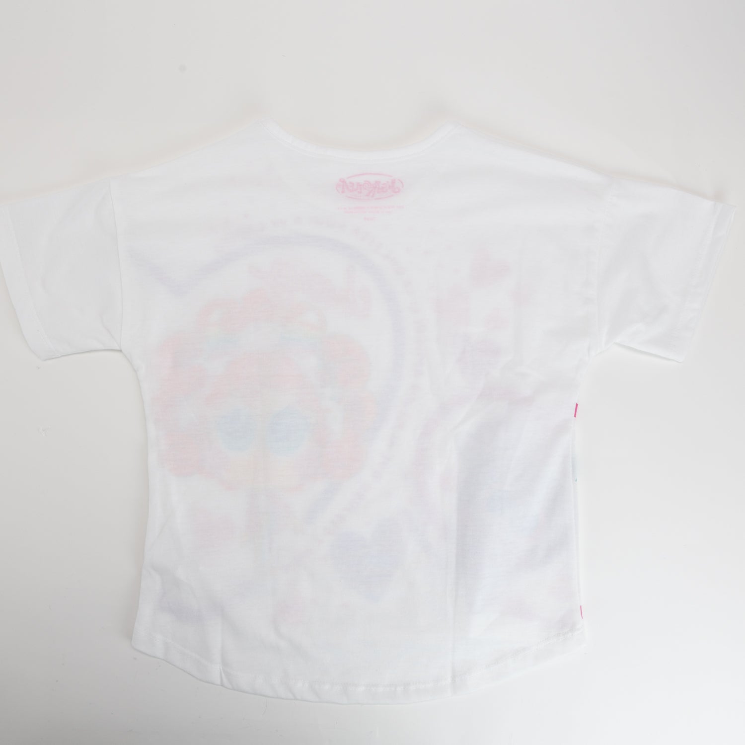 Polera Niña Corazón Blanco Distroller