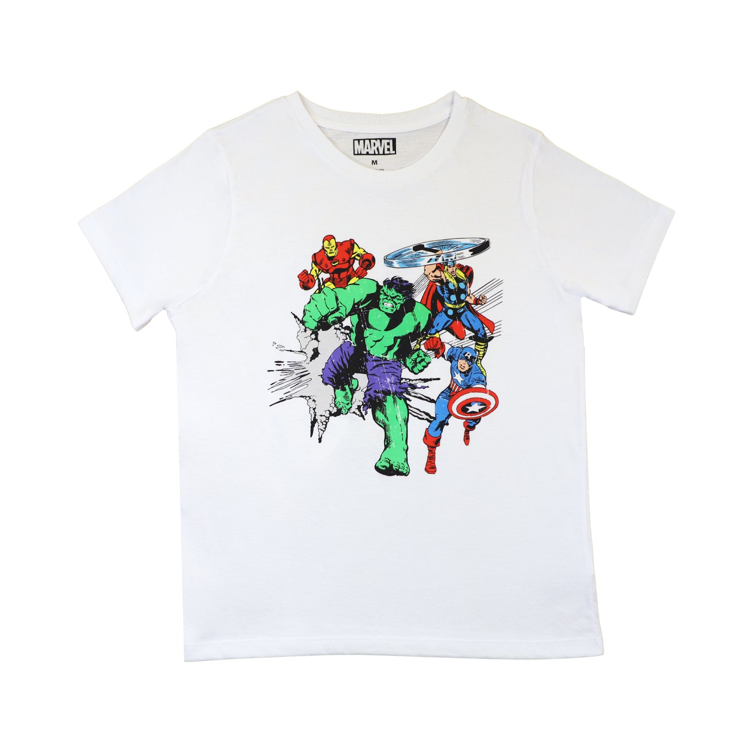 Polera Mujer Avengers Power Blanco Marvel