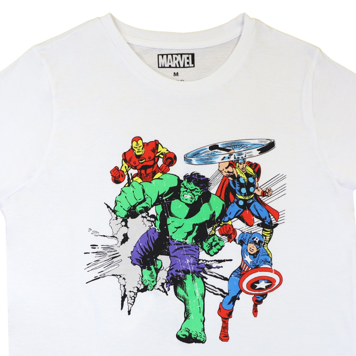 Polera Mujer Avengers Power Blanco Marvel