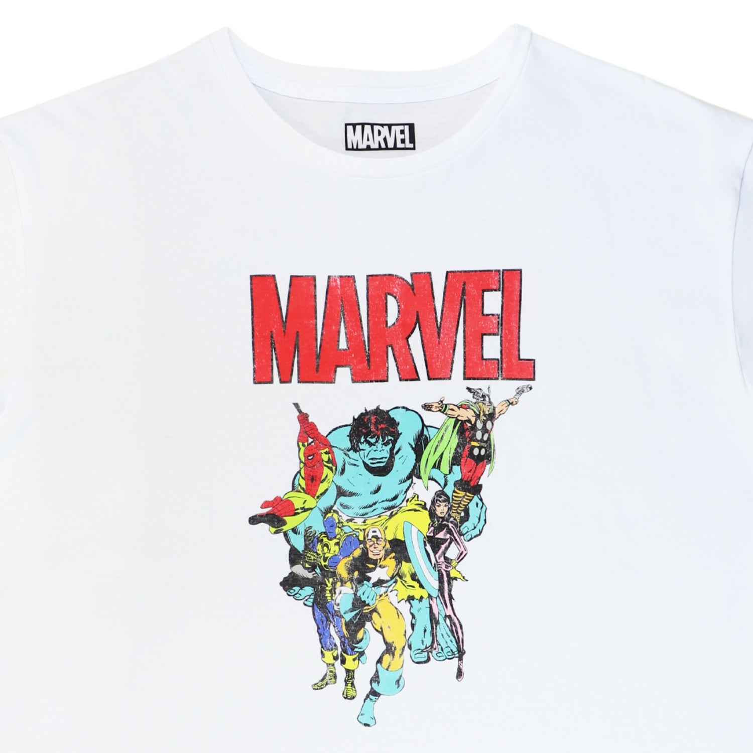 Polera Mujer Avengers Team Blanco Marvel