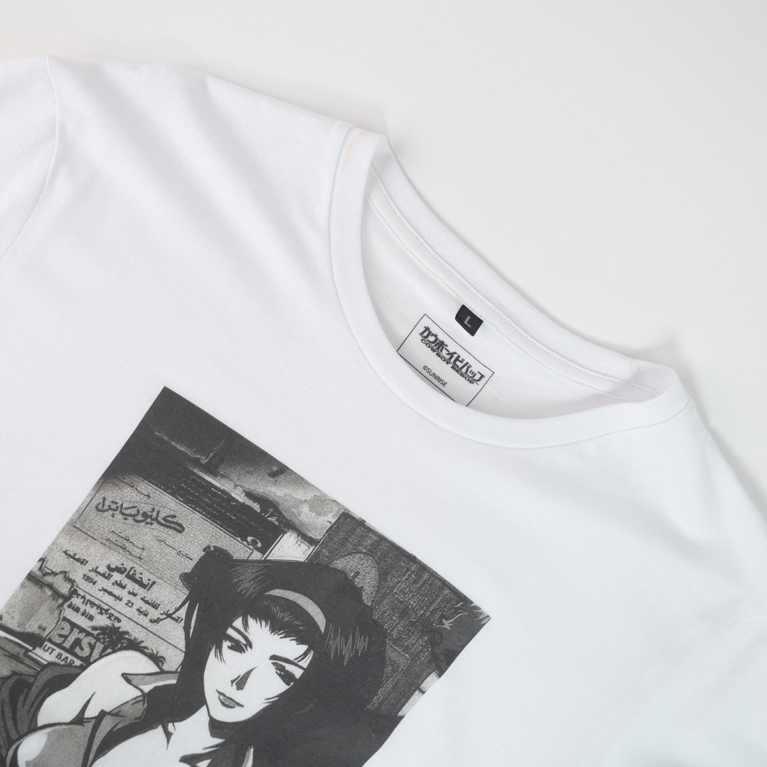 Polera Hombre  Cowboy Bebop  Faye Blanco