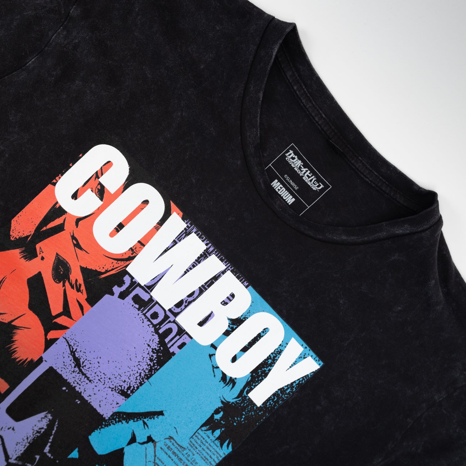 Polera Hombre Cowboy Bebop  War Gris