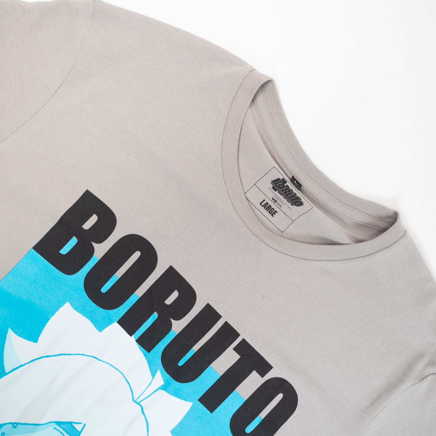 Polera Hombre  Boruto Strong Gris