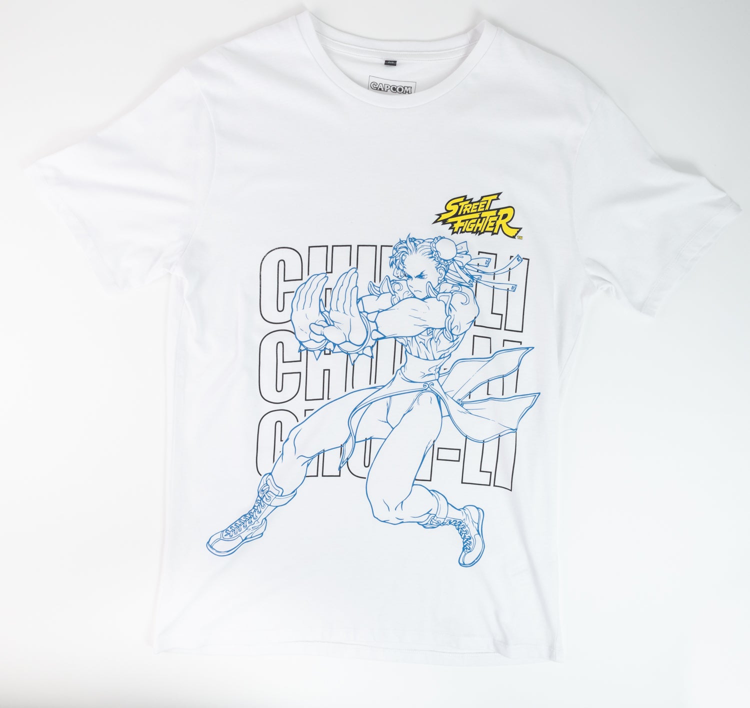 Polera Hombre Street Fighter Power Blanco