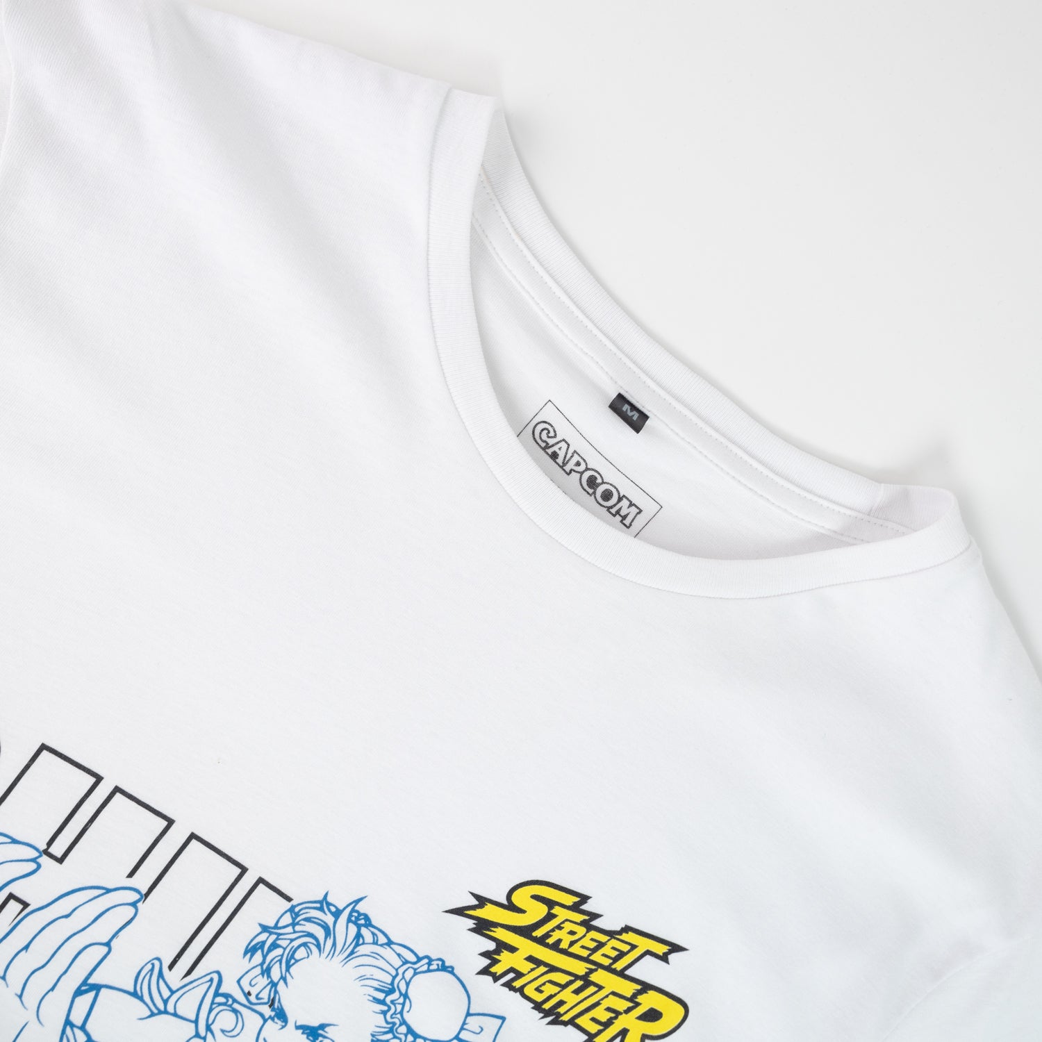 Polera Hombre Street Fighter Power Blanco