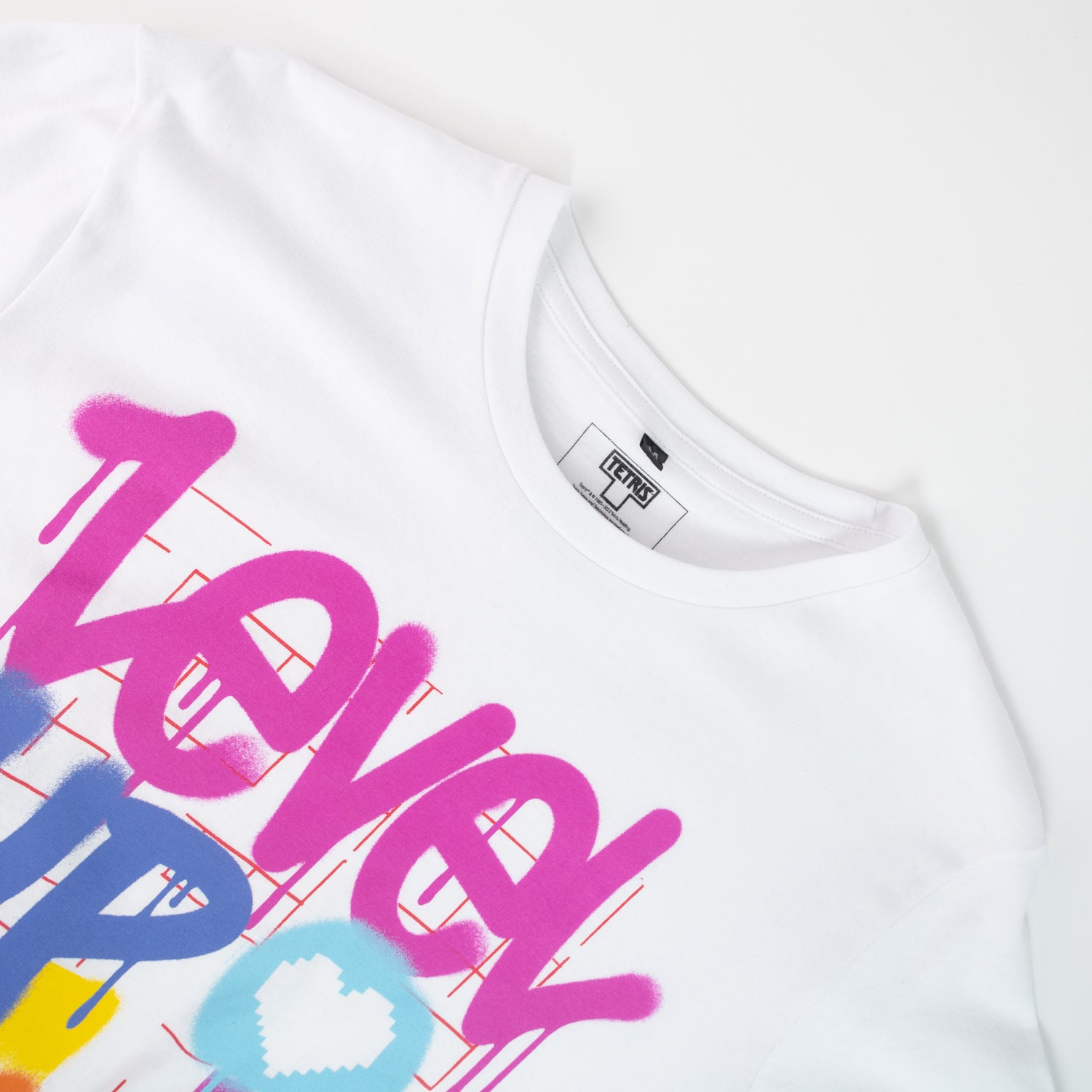 Polera Hombre Tetris  Level Blanco