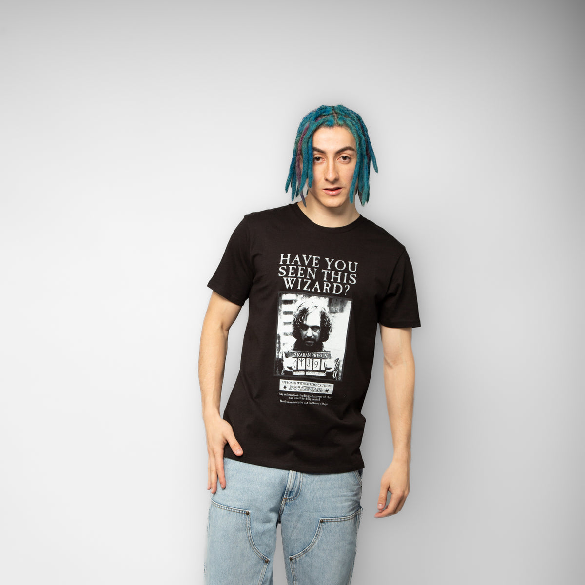 Polera Hombre YOU Harry Potter Wizard Negro