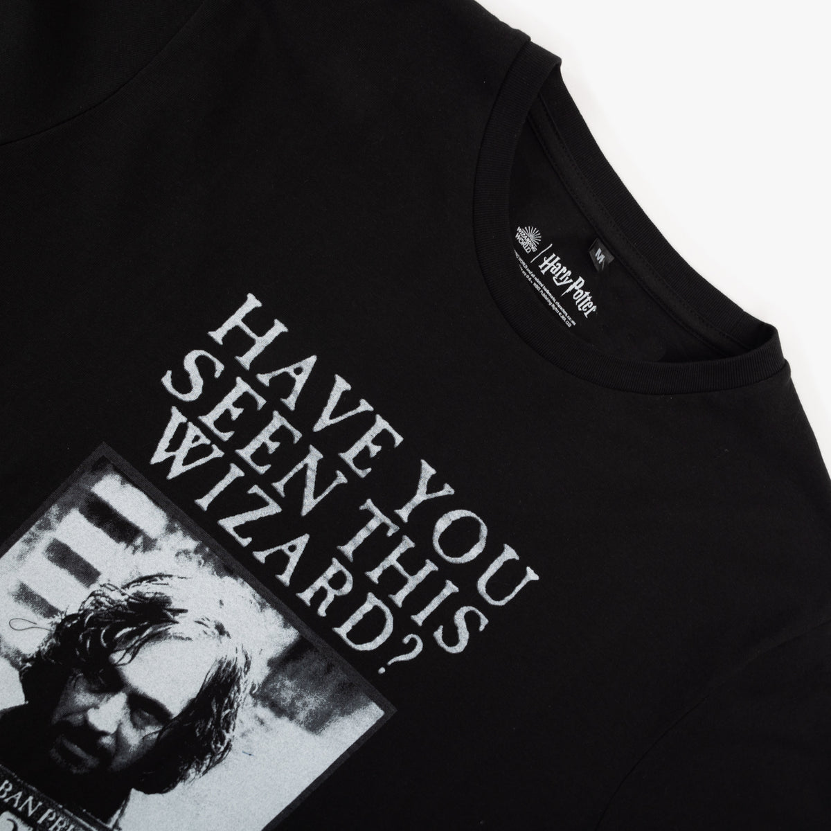 Polera Hombre YOU Harry Potter Wizard Negro