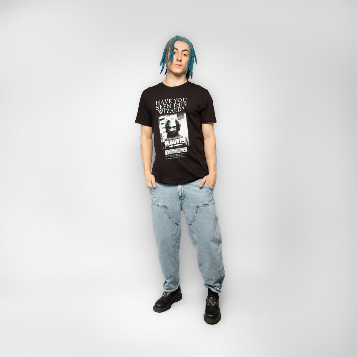 Polera Hombre YOU Harry Potter Wizard Negro