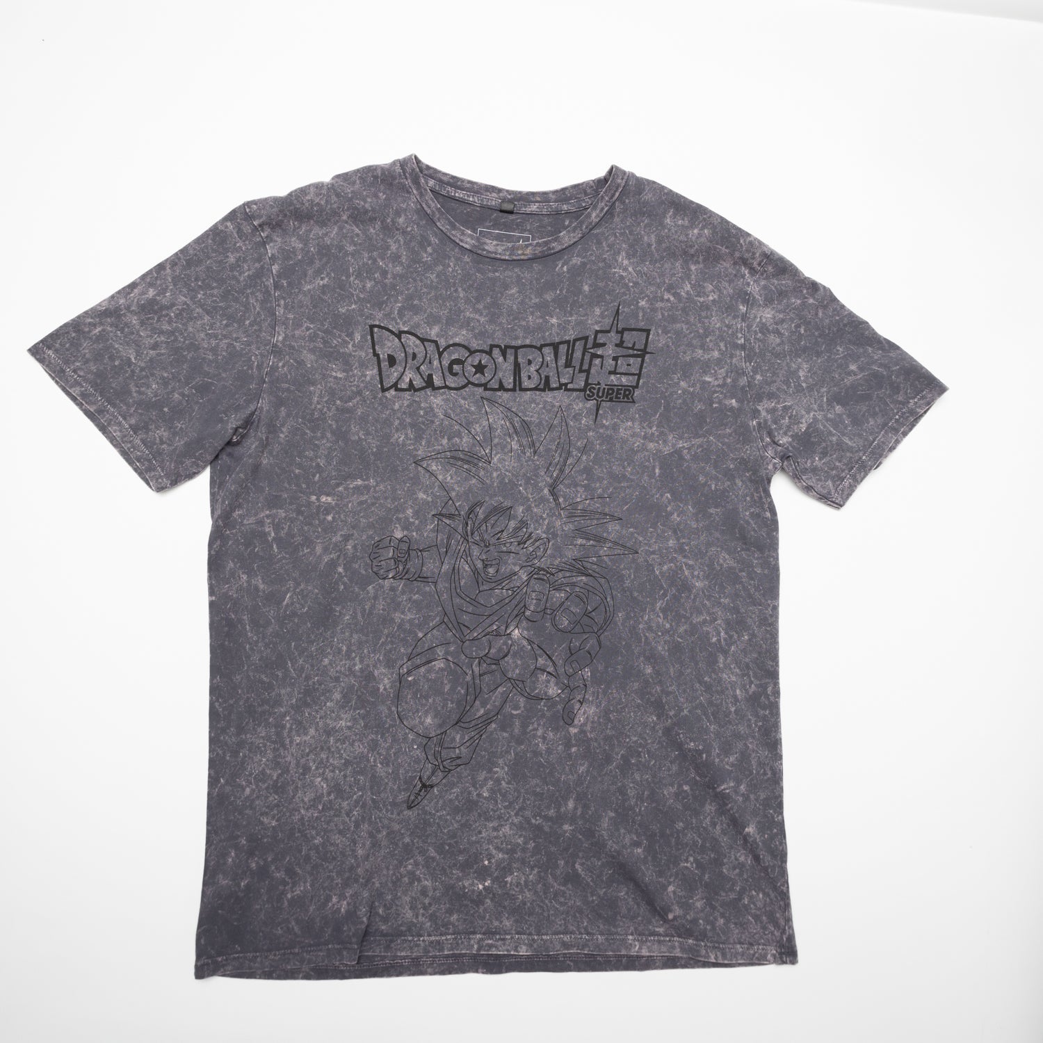 Polera Hombre Dragon Ball Goku Gris