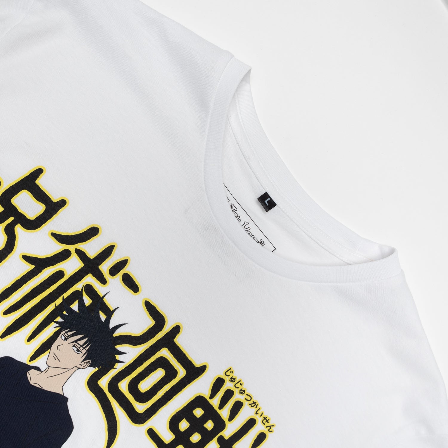 Polera Hombre  Jujutsu Kaisen  Wolf Blanco