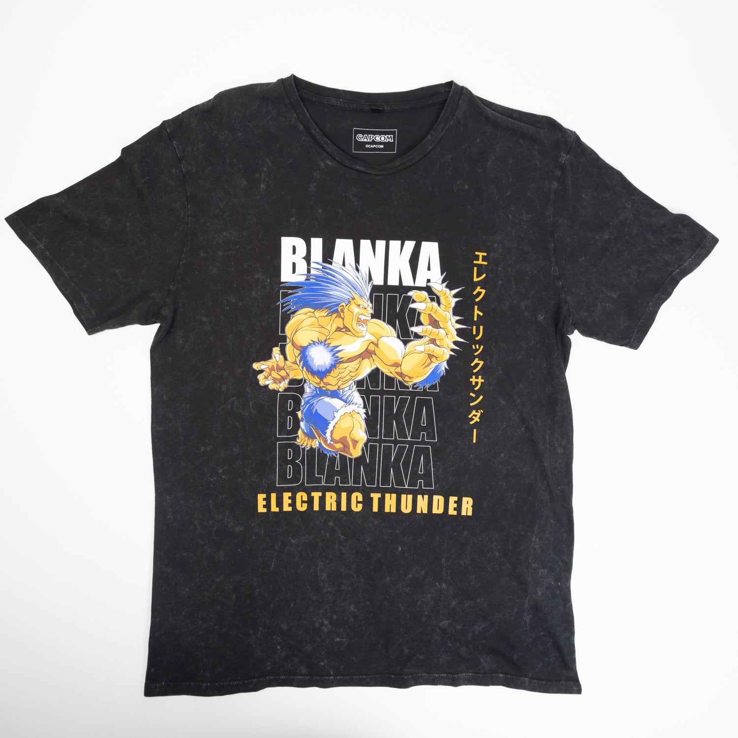 Polera Hombre  Street Fighter Blanka Gris