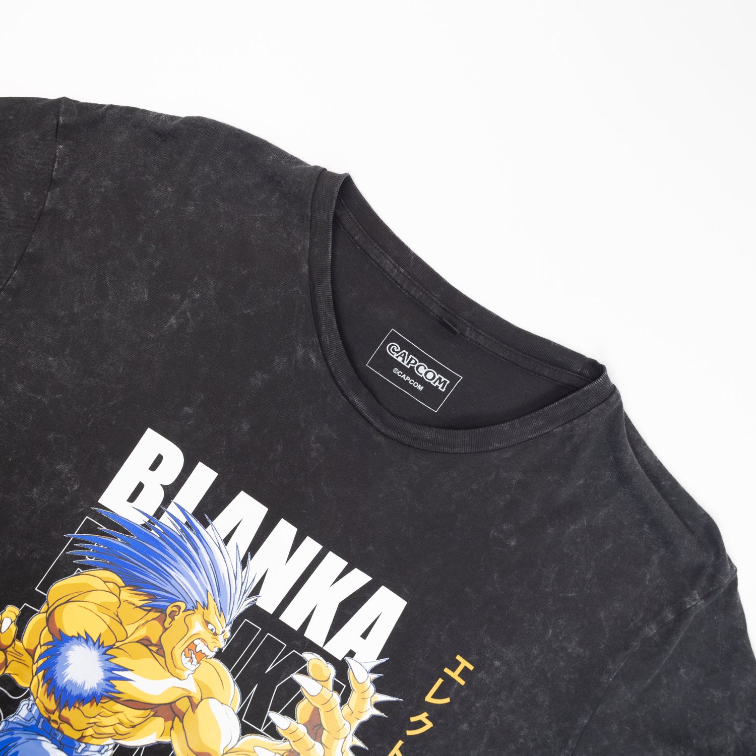 Polera Hombre  Street Fighter Blanka Gris