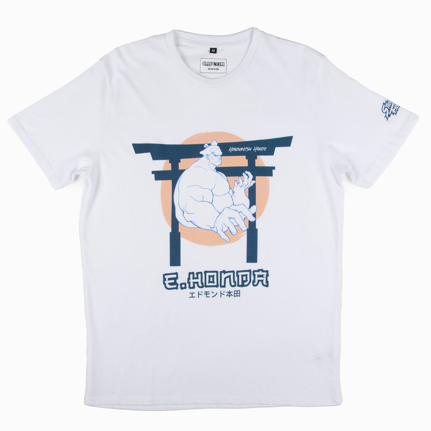 Polera Hombre  Street Fighter Brazo Blanco