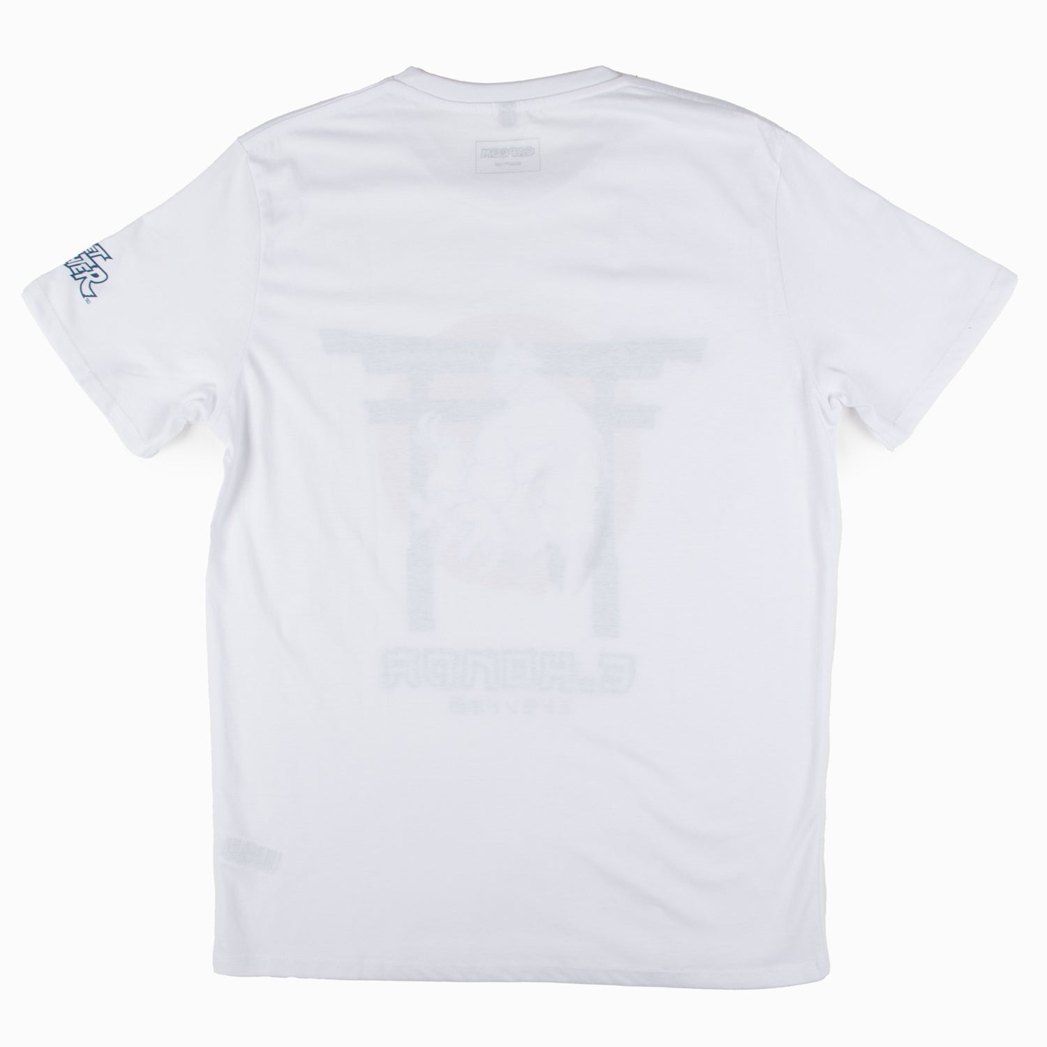 Polera Hombre  Street Fighter Brazo Blanco