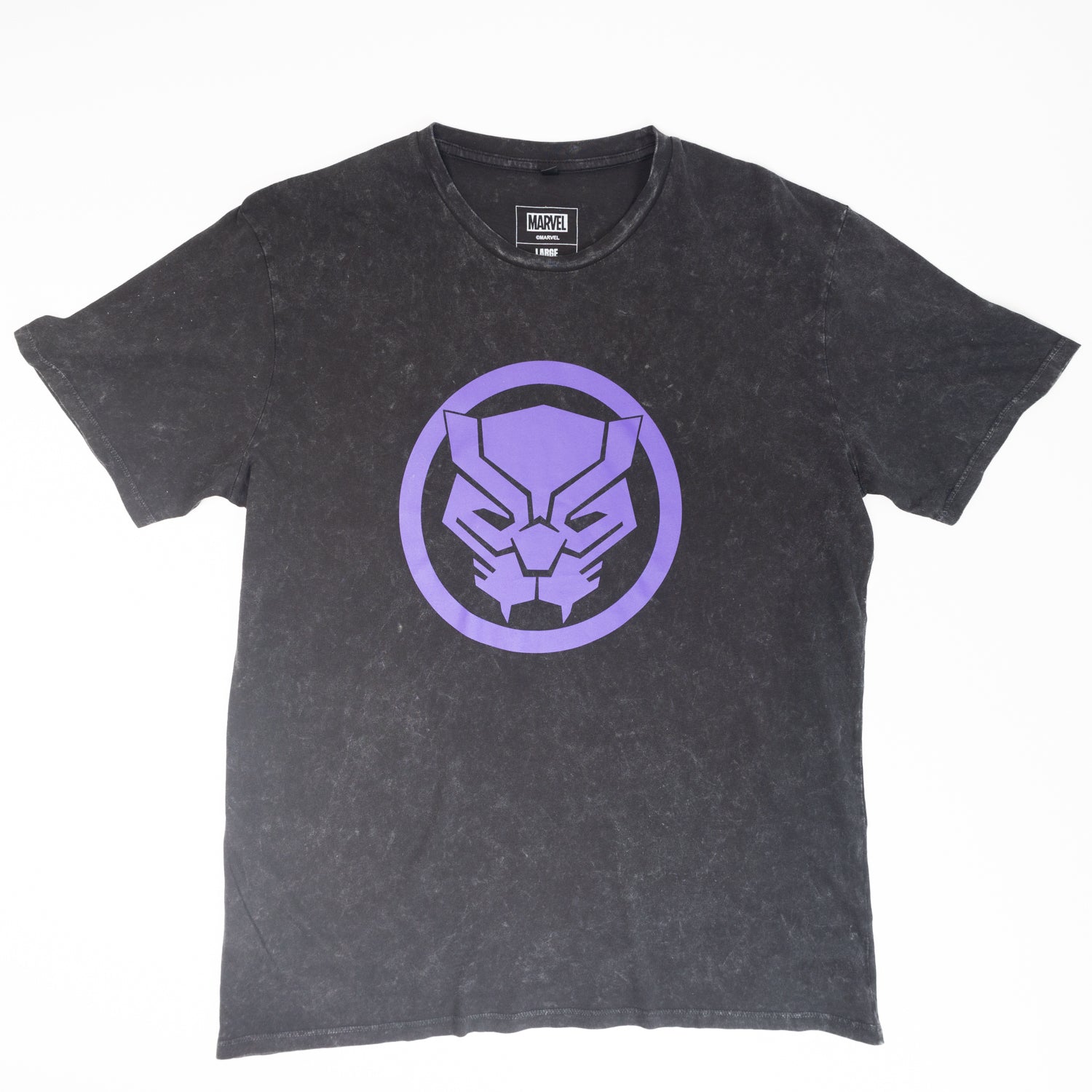 Polera Hombre Marvel Black Panther Gris