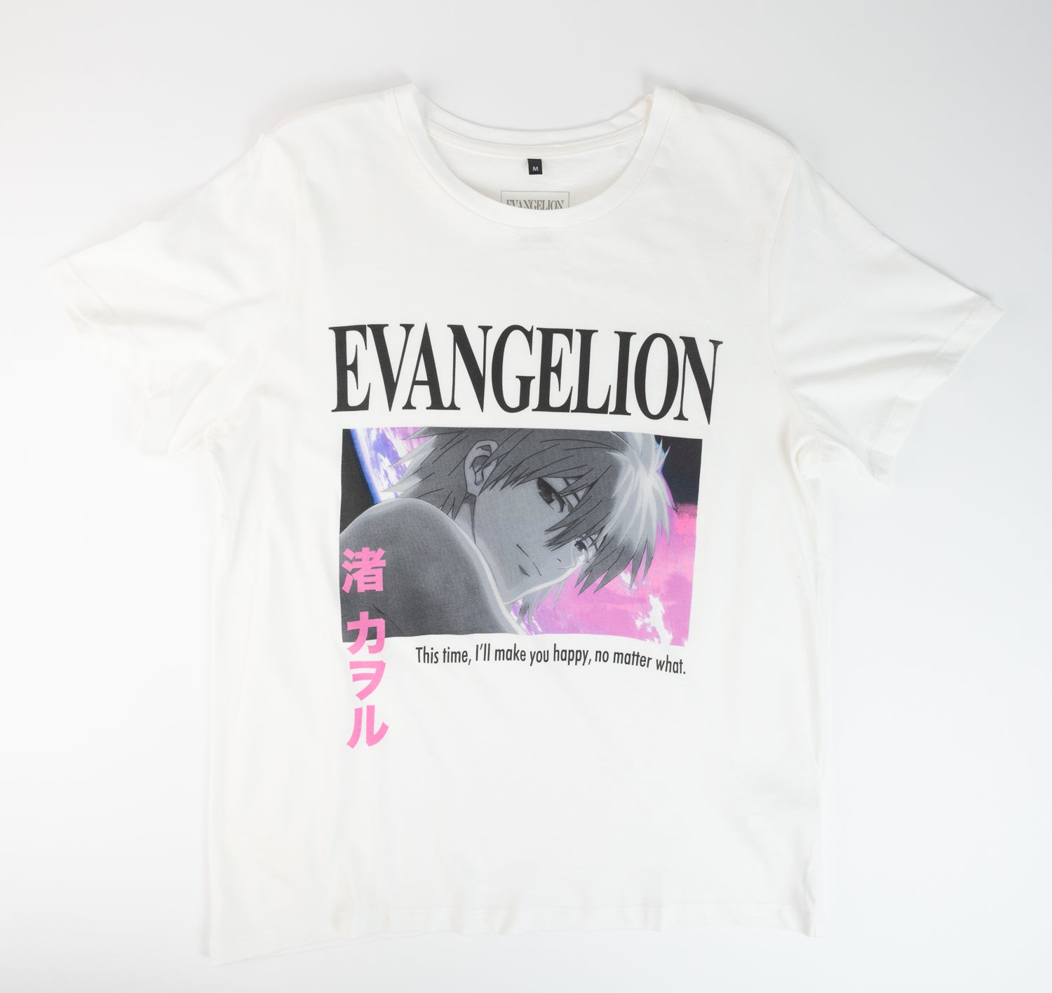Los ángeles Aesthetic Poleras Polera Mujer Evangelion Ayanami Blanco