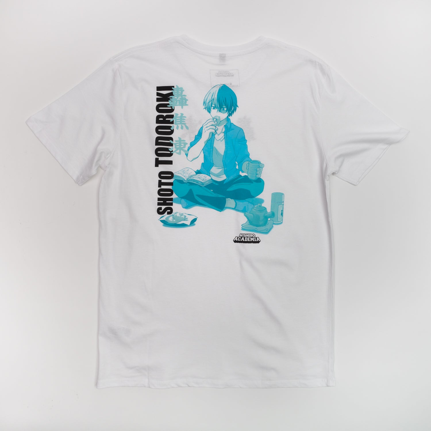 Polera Hombre  My Hero Academia  Shoto Blanco