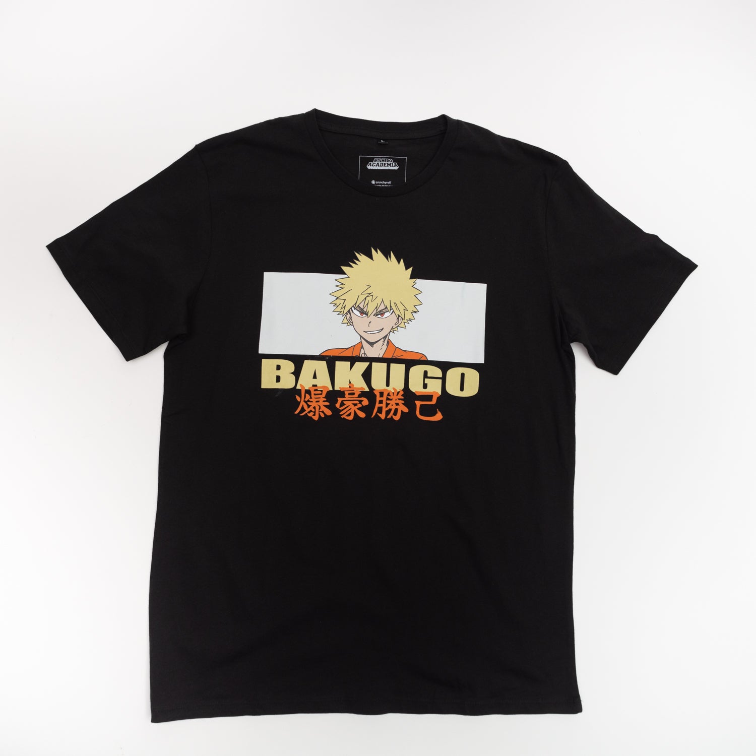 Polera Hombre  My Hero Academia  Bakugo Negro