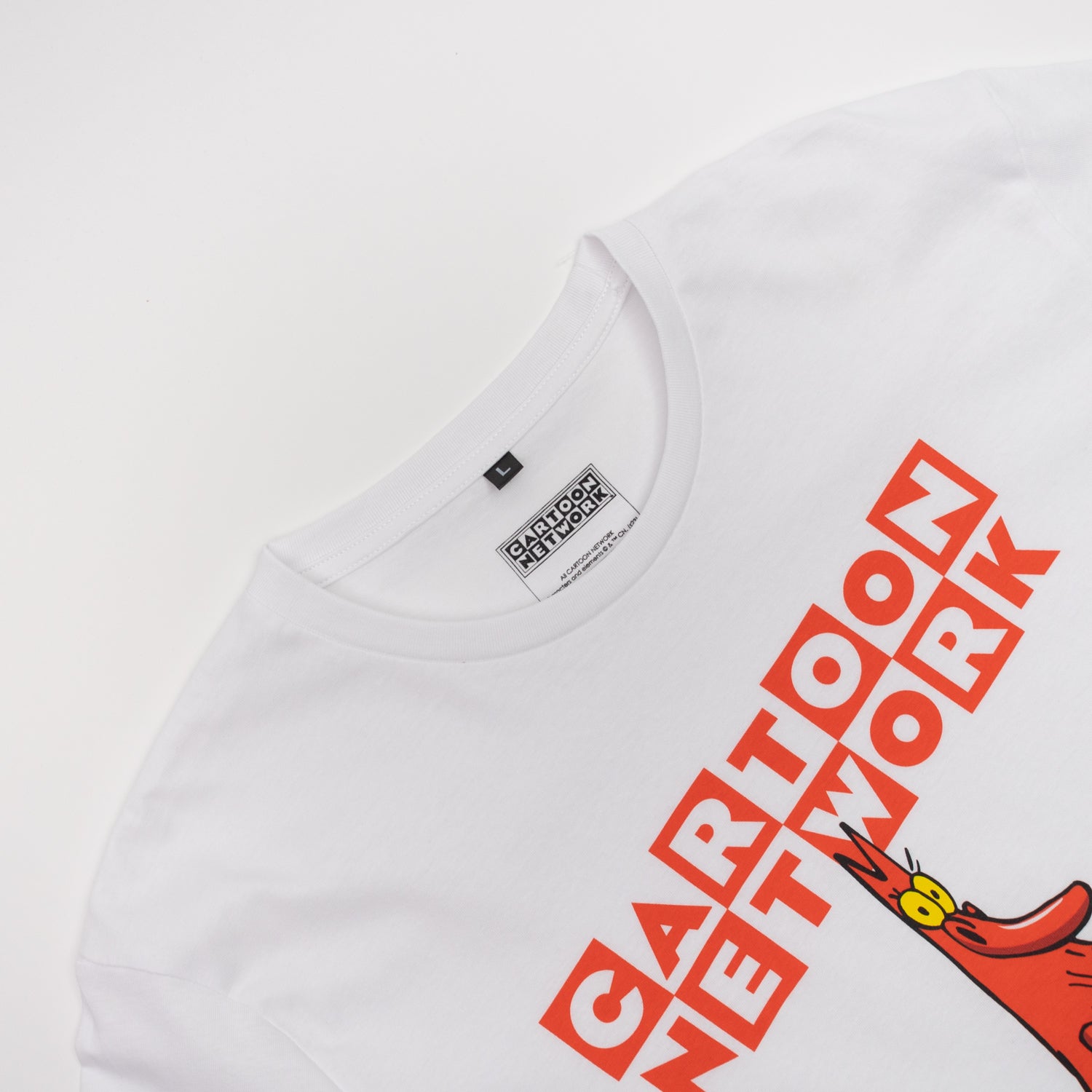 Polera Hombre  Cartoon Network La Vaca Y El Pollito Blanco