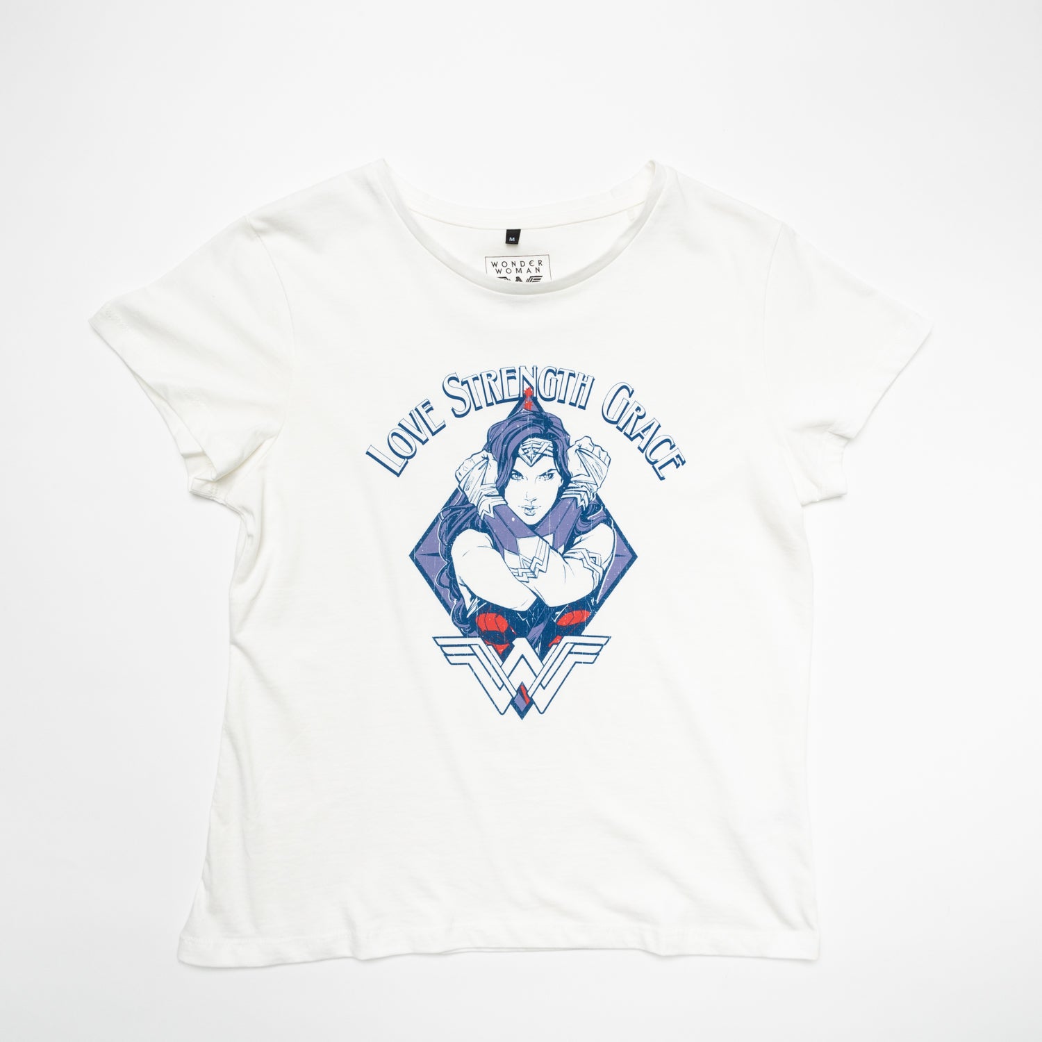 Polera Mujer  Dc Comics Wonder Woman Blanco