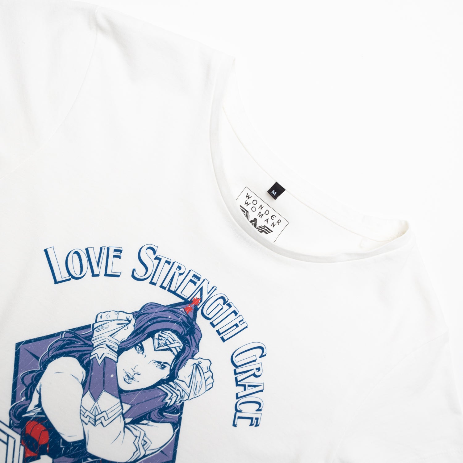 Polera Mujer  Dc Comics Wonder Woman Blanco