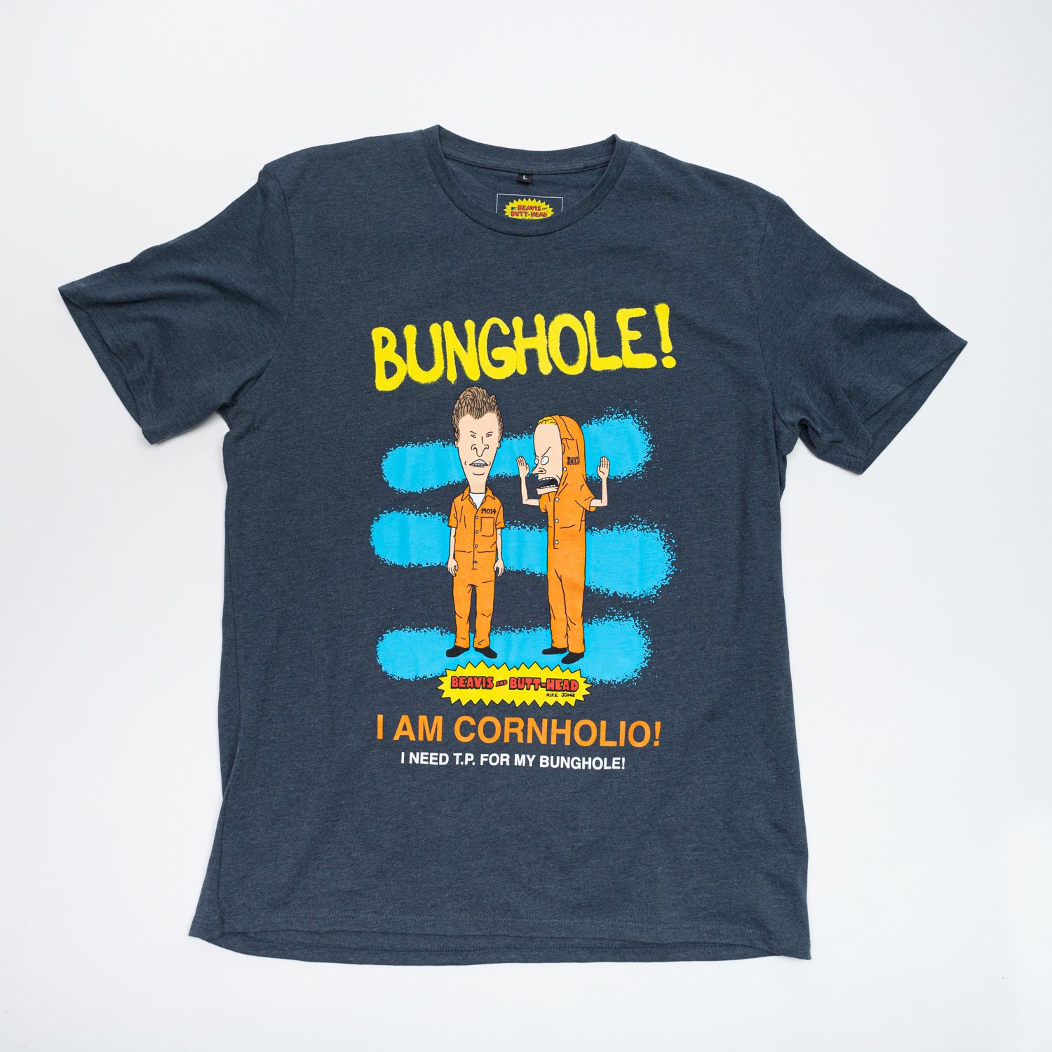 Polera Hombre Beavis And Butt-Head Bunghole Azul Marino