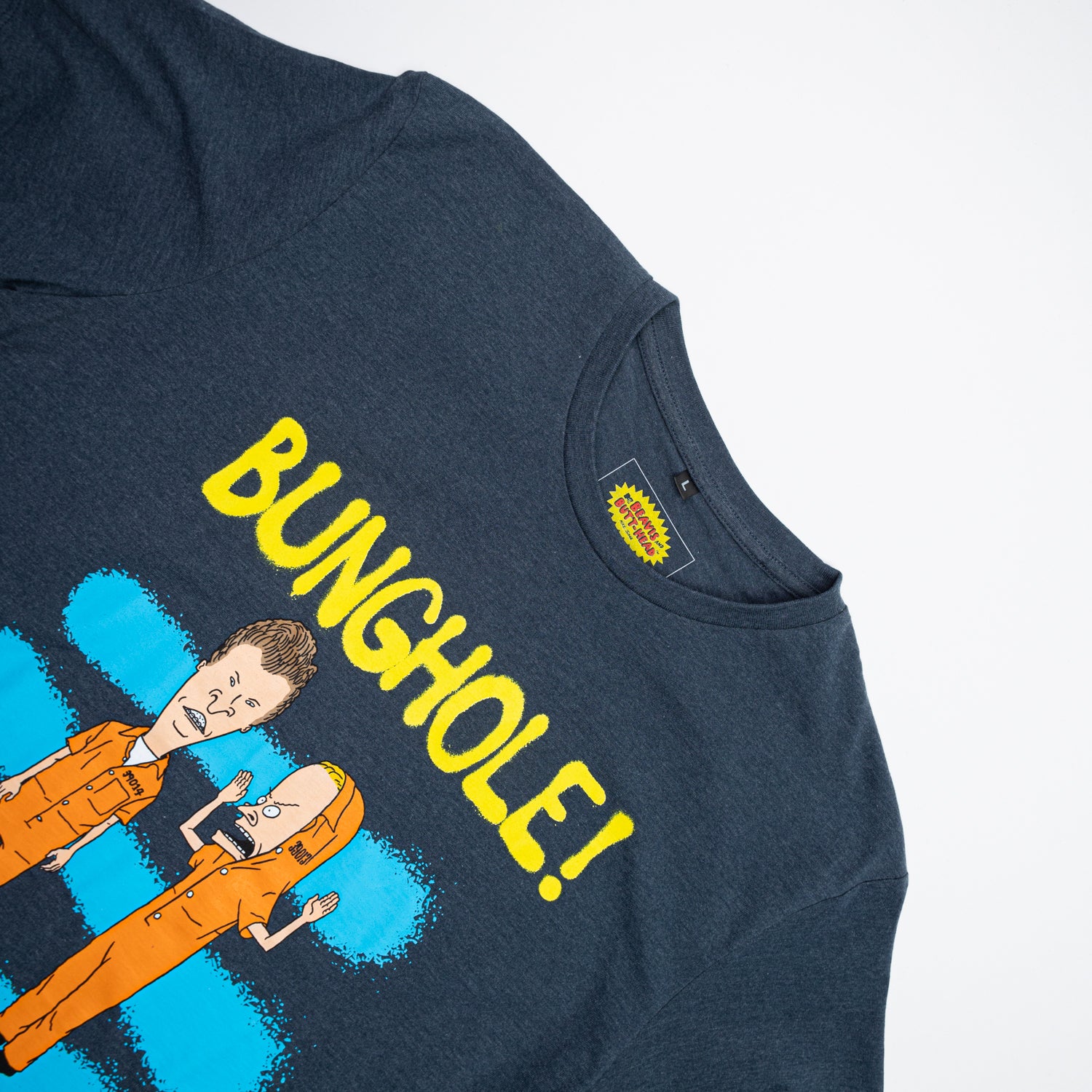 Polera Hombre Beavis And Butt-Head Bunghole Azul Marino