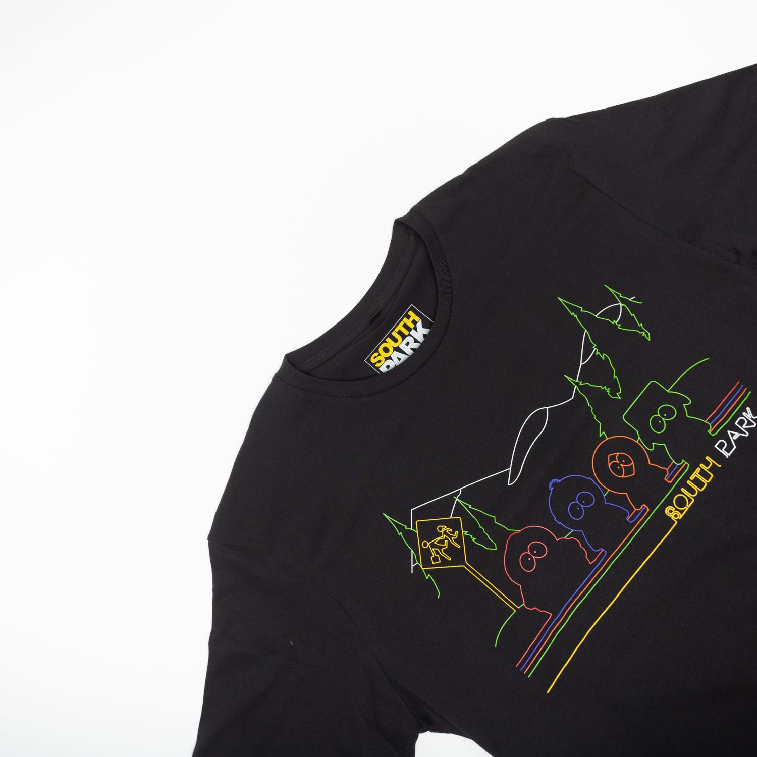 Polera Hombre South Park Personajes Negro MTV