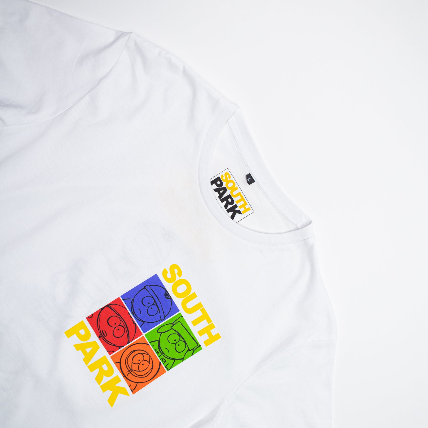 Polera Hombre South Park Personajes Blanco MTV