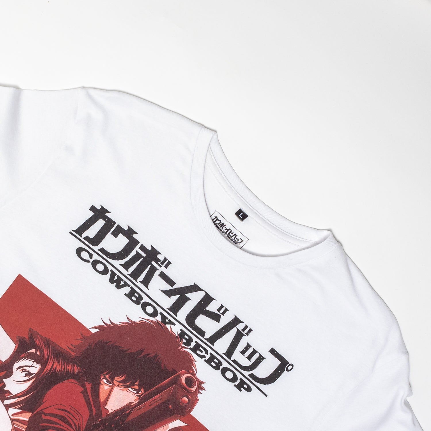 Polera Hombre Cowboy Bebop Blanco