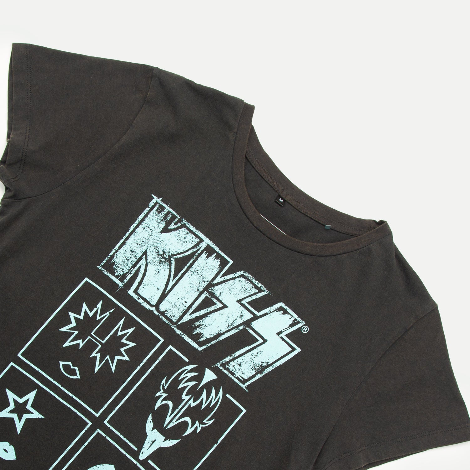 Polera Mujer Siluetas Gris Kiss