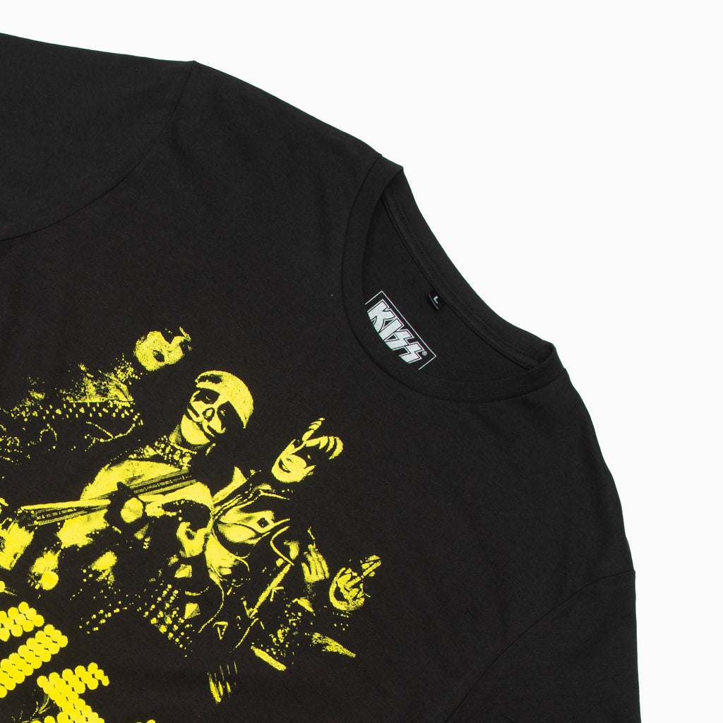 Polera Hombre Efecto Kiss Negro