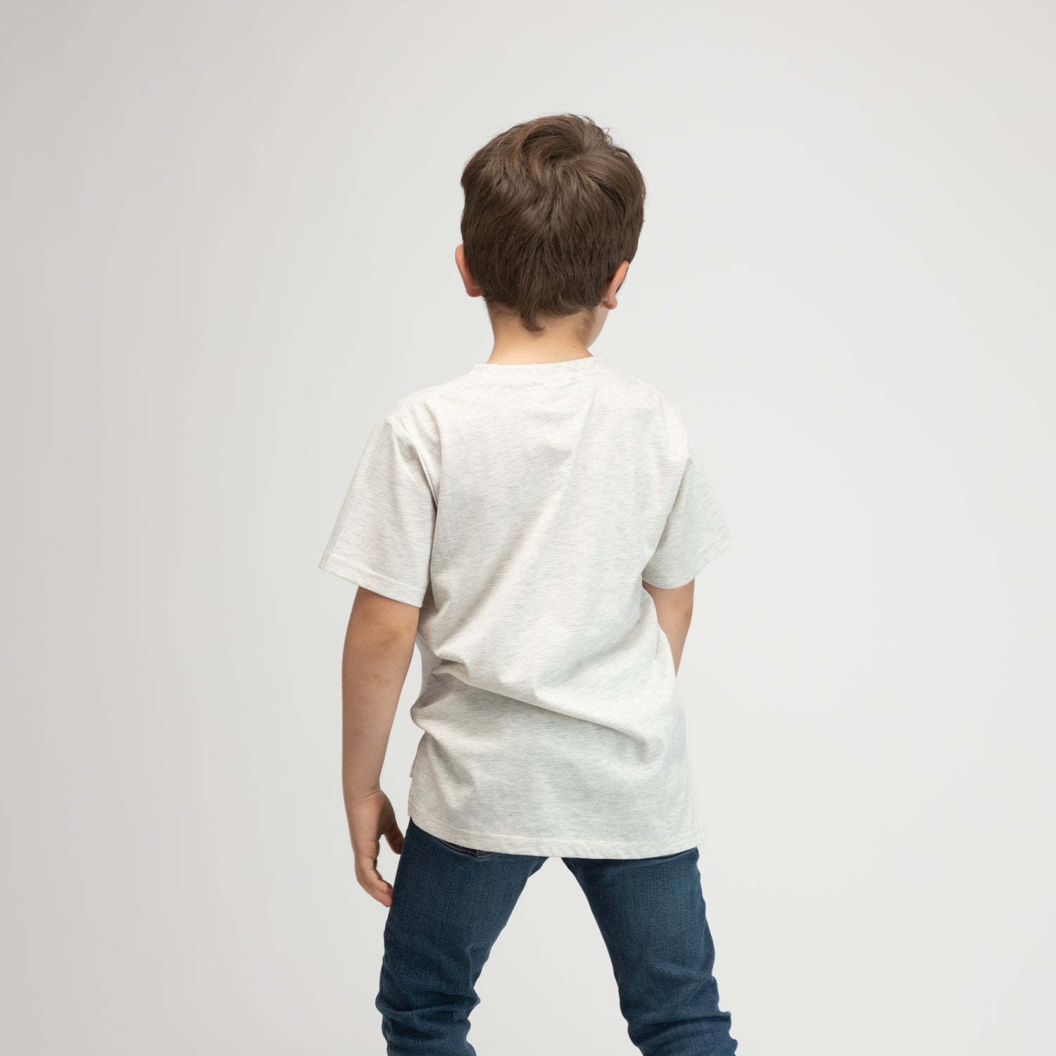 Polera Niño Personajes Favoritos Gris Marvel