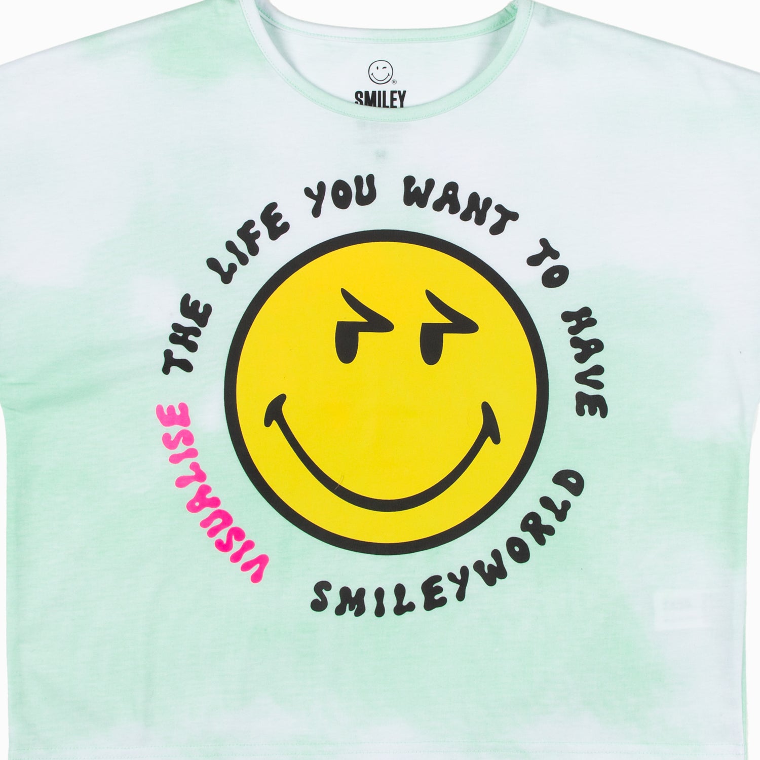 Polera Niña The Life Turquesa SmileyWorld ®
