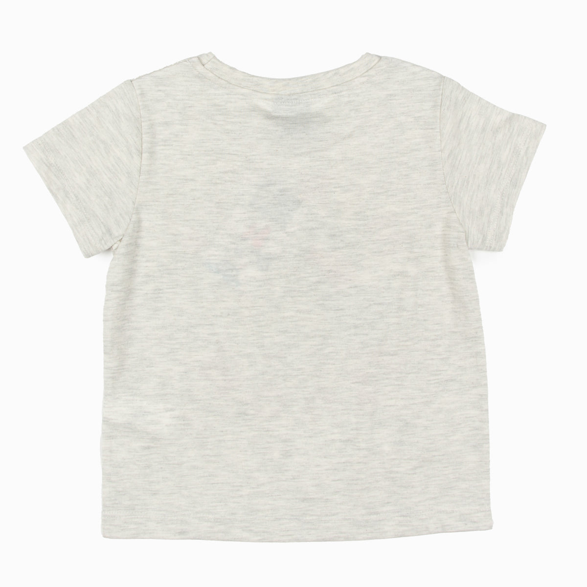 Polera Niña Minnie Cirulo letras Gris Disney
