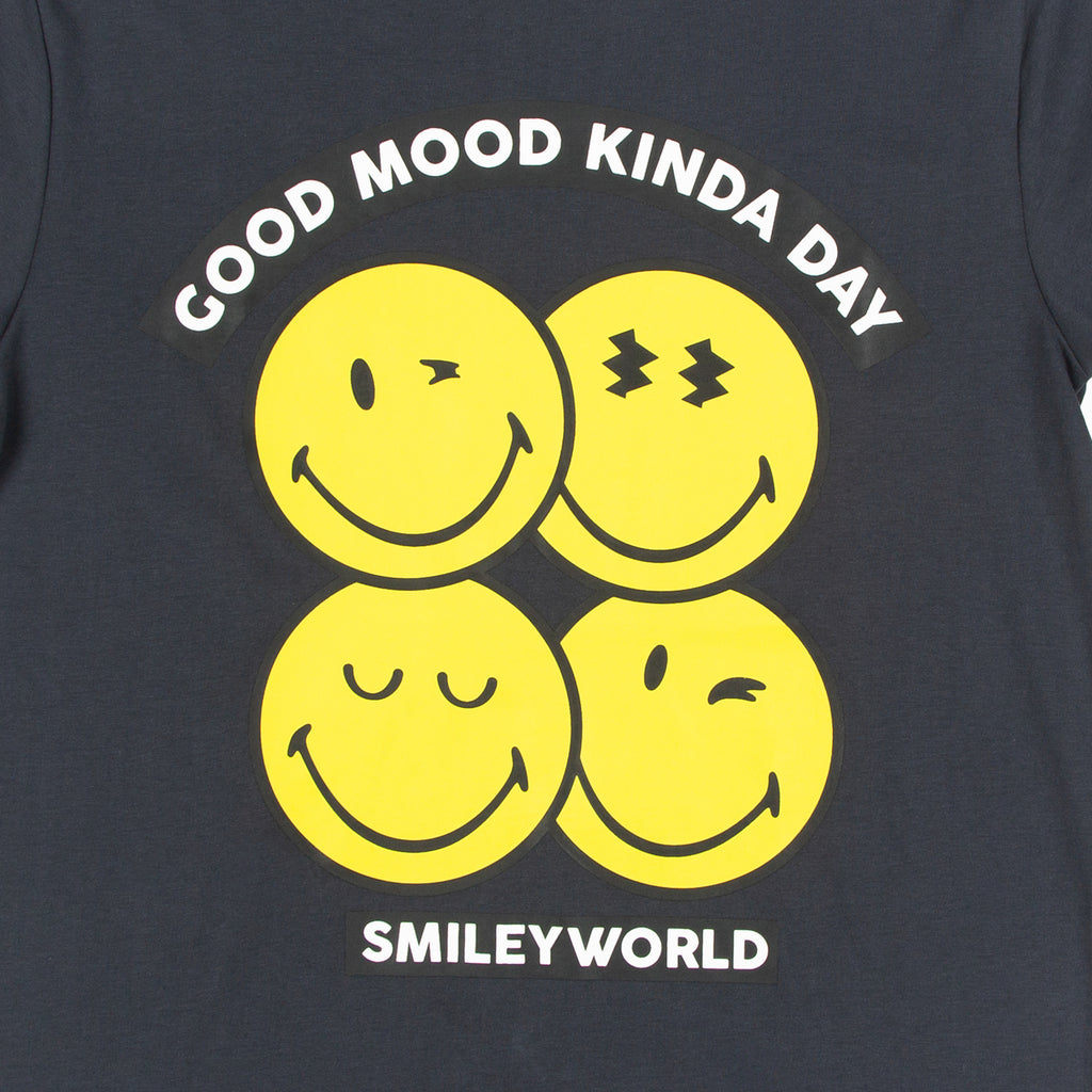Polera Niño Good Mood Kinda Day Gris SmileyWorld ®