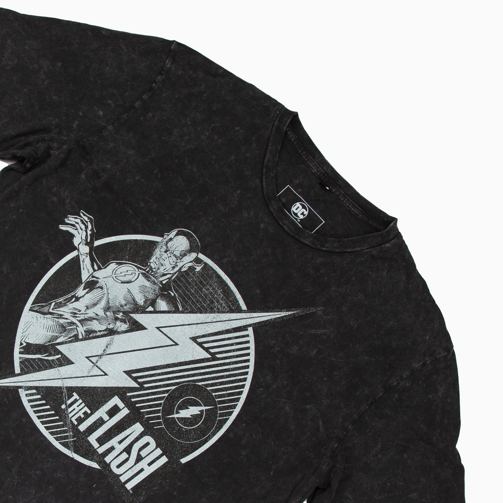 Polera Hombre The Flash Byn Gris Dc Comics