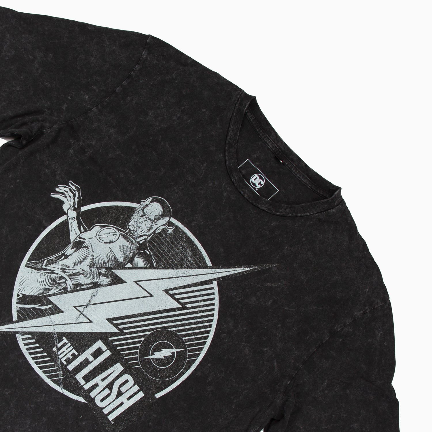 Polera Hombre The Flash Byn Gris Dc Comics