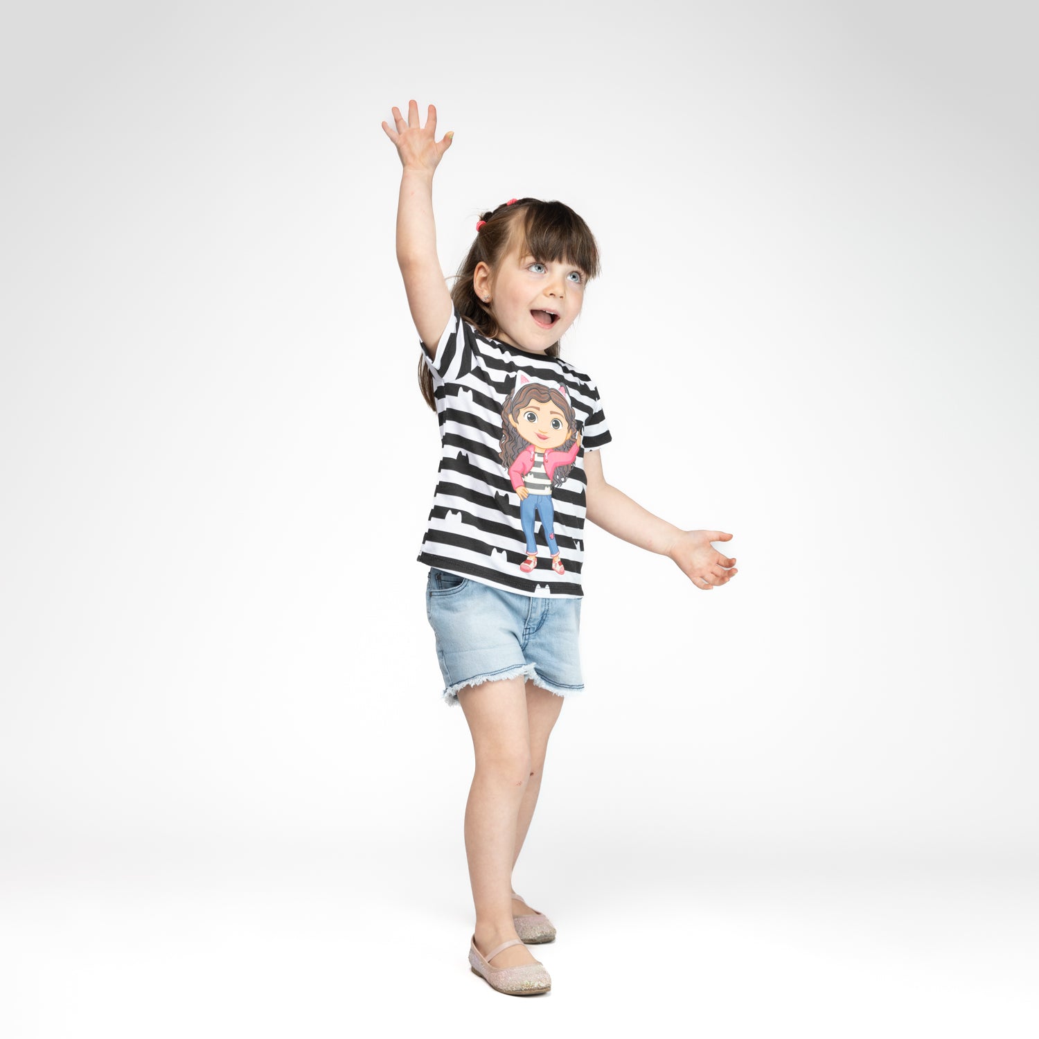 Polera Niña Cat Blanco Gabby Dollhouse