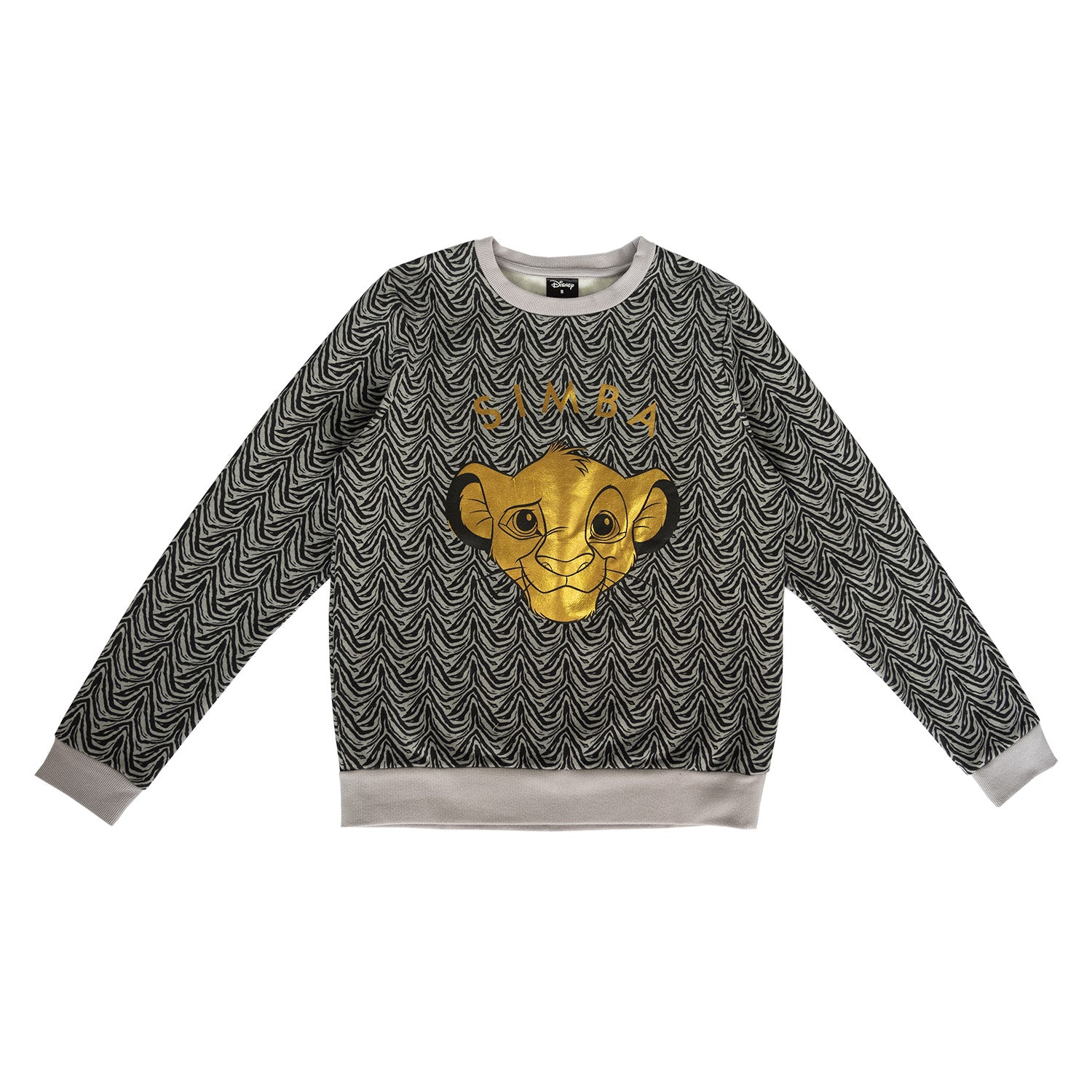Poleron Mujer Rey León Exotico Gris Disney