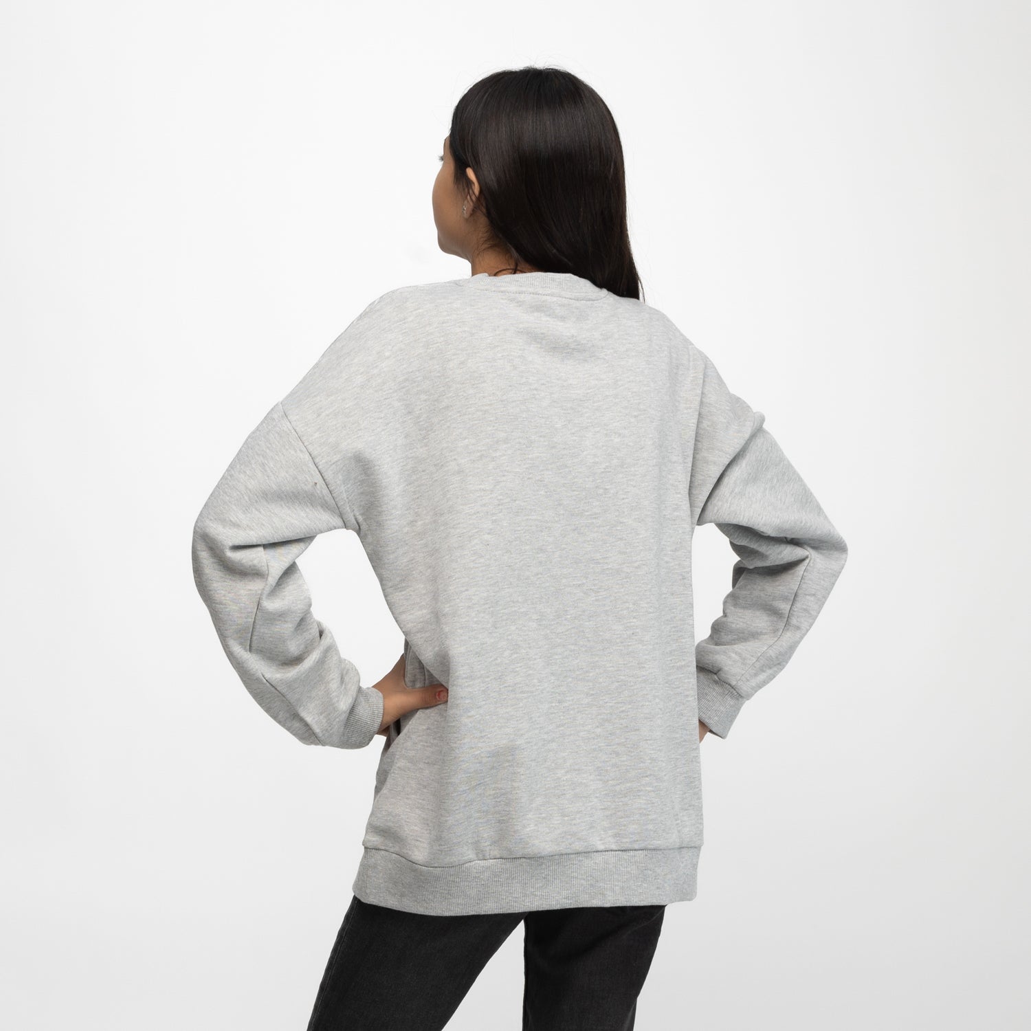 Poleron Niña Estilo Gris Snoopy