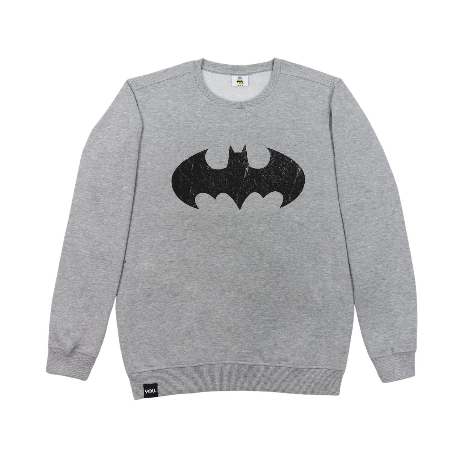 Poleron Hombre Batman Liga Justicia Gris Oscuro DC Comics
