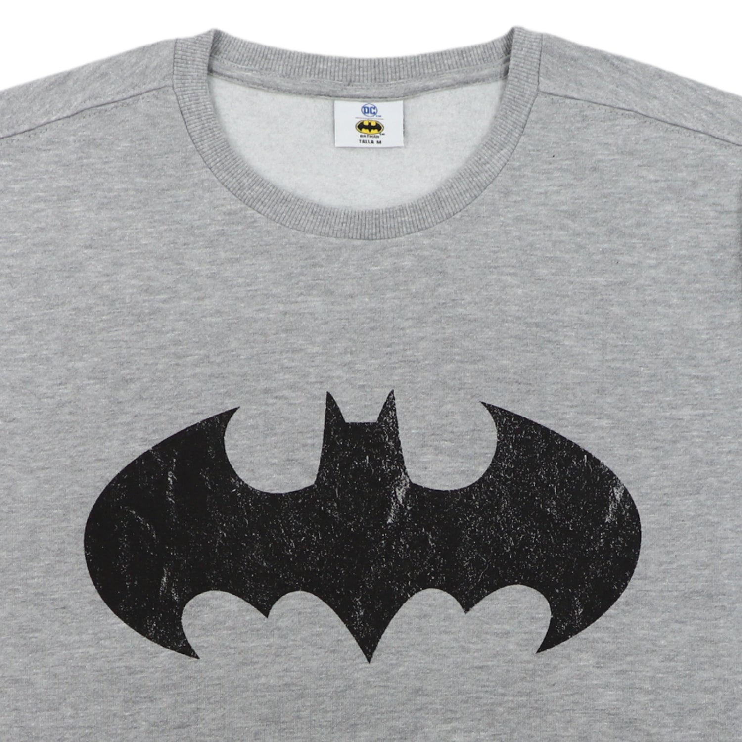 Poleron Hombre Batman Liga Justicia Gris Oscuro DC Comics
