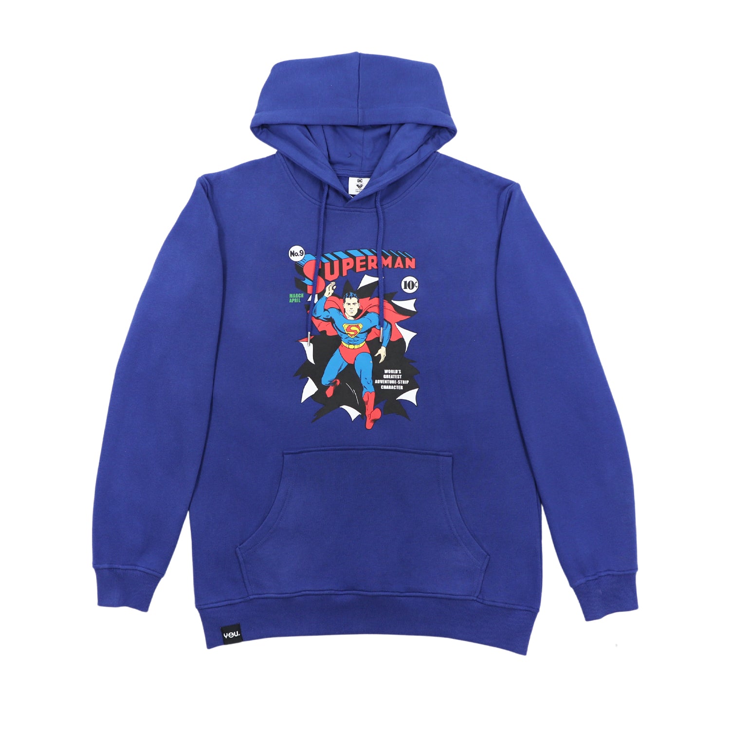 Poleron Hombre Superman Team Up Azul DC Comics