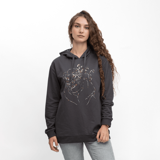 Poleron Mujer Rey León Family Gris Disney - Polerones Chile | The Brands Club cl